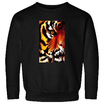 Discover Tiger face Sweatshirts