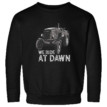 Discover We Ride At Dawn Dad Lawn Mower Make Laugh Day Yard Sweatshirts