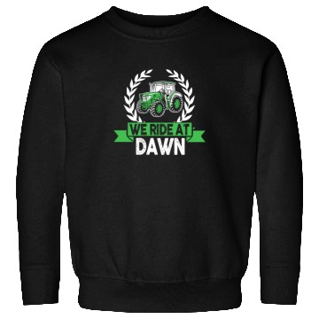 Discover We Ride At Dawn Dad Lawn Mower Make Laugh Day Yard Sweatshirts