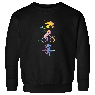 Discover Watercolor Womens Triathlon Sweatshirts