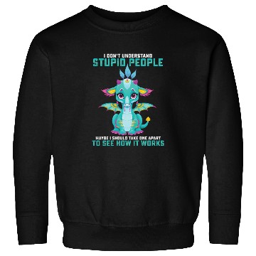 Discover I Dont Understand Stupid People Maybe I Should Sweatshirts
