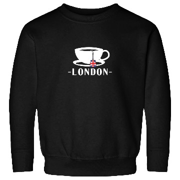 Discover London Tea Great Britain Flag Sweatshirts