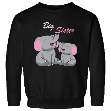 Discover Elephants - Big Sister Sweatshirts