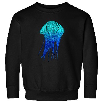 Discover Cool Ocean Blue Tribal Jellyfish Sweatshirts