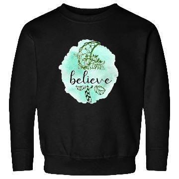 Discover Soothing Green Dream Catcher Believe Design Sweatshirts