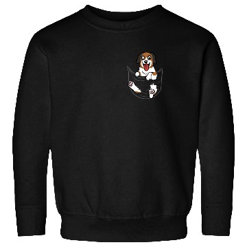 Discover Saint Bernard Pocket Graphic Sweatshirts