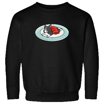 Discover Boston Terrier Nigiri Sushi Sweatshirts