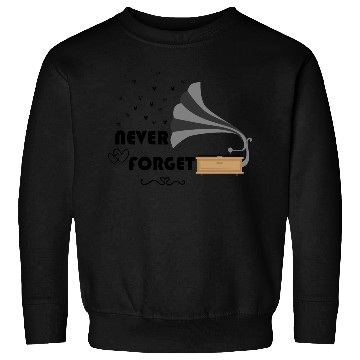 Discover Never Forget Retro Vintage Cassette Tape Graphic Sweatshirts