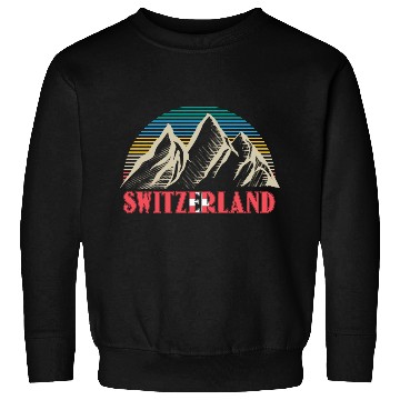 Discover Switzerland Mountains Gift Idea Sweatshirts