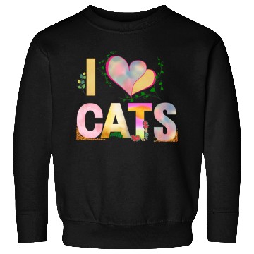 Discover I love cats Sweatshirts