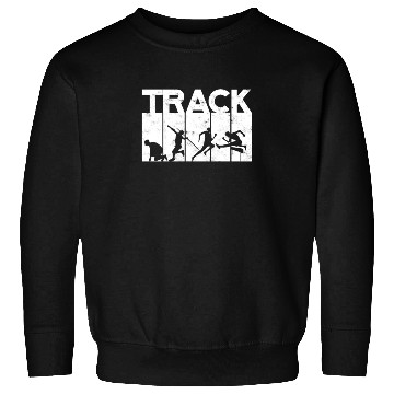 Discover Track And Field Runner Athelitcs Running Sport Run Sweatshirts