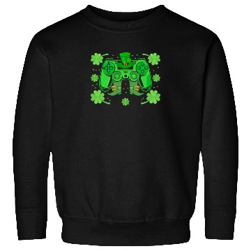 Discover Video Game Controller Irish Gamer Boys St Patricks Sweatshirts