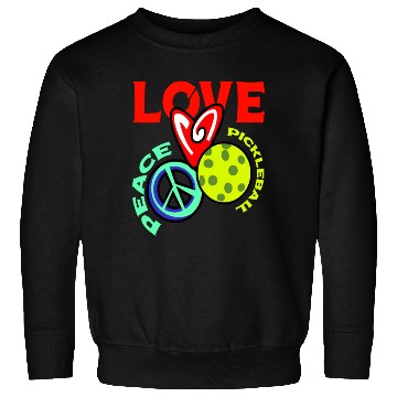 Discover I Love Pickleball Funny Pickle Ball Player Sweatshirts
