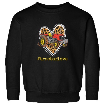 Discover Tractor Love Harvester Driver Farmer Farm Leopard Sweatshirts