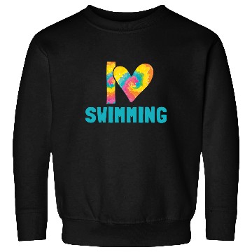 Discover I Love Swimming Swimmer Swim Sweatshirts
