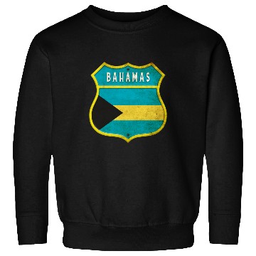 Discover Bahamas coat of arms flag design Sweatshirts