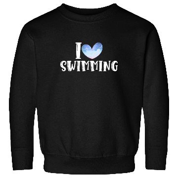 Discover I Love Swimming Swimmer Swim Sweatshirts