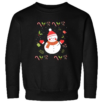 Discover Ugly Holiday Sweater Cute Snowman Sweatshirts