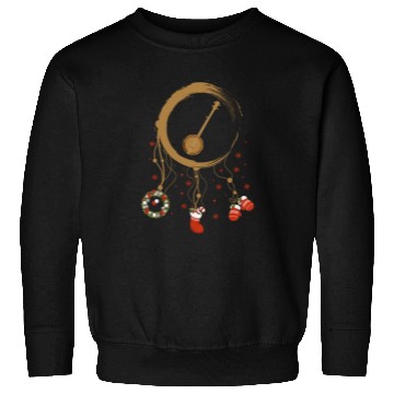 Discover musical instrument dreamcatcher Christmas Banjo Sweatshirts