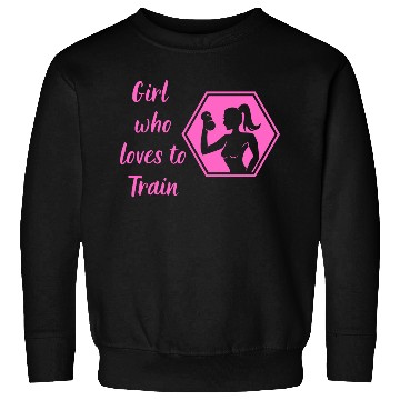 Discover GYM Girl who loves to train Sweatshirts