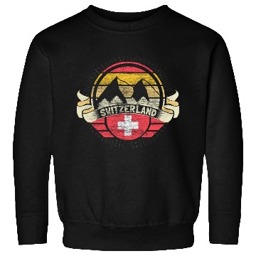 Discover Switzerland Neutrality Gift Idea Sweatshirts