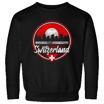 Discover Switzerland Swiss Flag Gift Sweatshirts