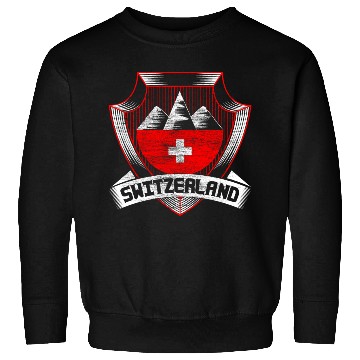 Discover Switzerland Neutrality Flag Sweatshirts