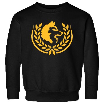 Discover Crest Wolf Laurel Wreath Sweatshirts