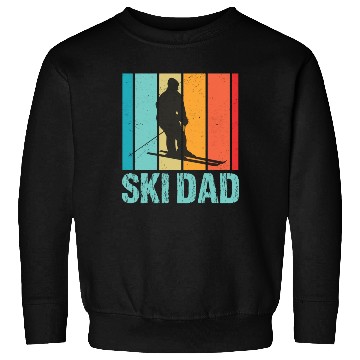 Discover Ski Winter Skiing - Ski Dad Sweatshirts