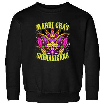 Discover Funny Mardi Gras - Mardi Gras Shenanigans Sweatshirts