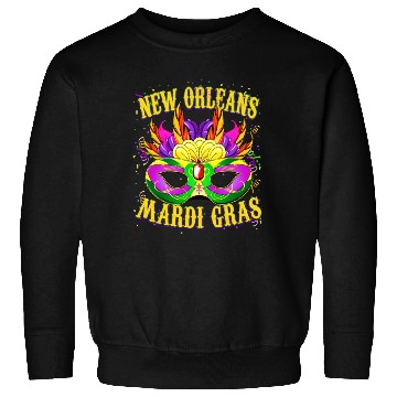 Discover New Orleans Mardi Gras Carnival Sweatshirts