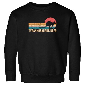 Discover Funny Kangaroo Tyrannosaurus Deer Retro Sweatshirts