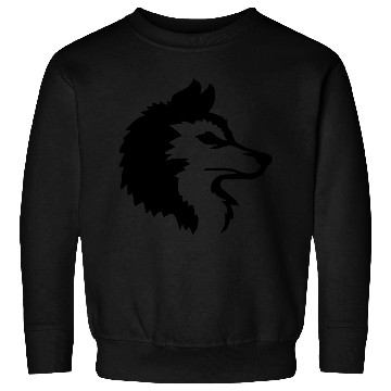 Discover Alpha Wolf Cool Logo Sweatshirts