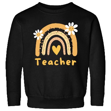 Discover Cute Yellow Floral Teacher Sweatshirts