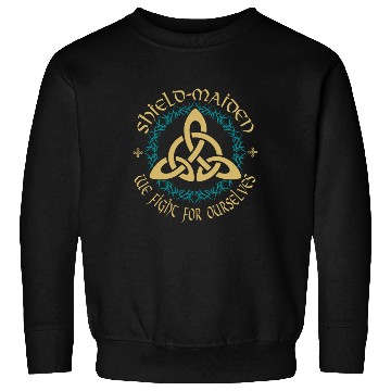Discover Shield-Maiden Celtic Knot Vikings Viking Sweatshirts