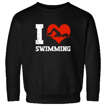 Discover I Love Swimming Swimmer Swim Sweatshirts
