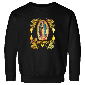 Discover Our Lady Guadalupe Virgin Mary Catholic Decor Sweatshirts