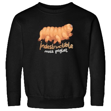 Discover Indestructible Moss Piglet Science Tardigrade Sweatshirts