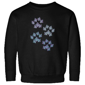 Discover Snowflake Paws (Pastel) Sweatshirts