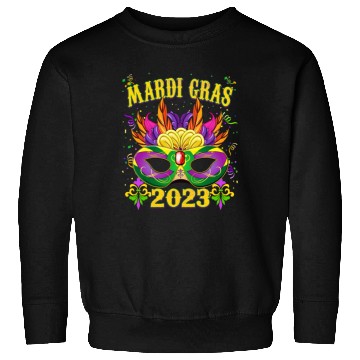Discover Beads Bling Party - Mardi Gras 2023 Sweatshirts