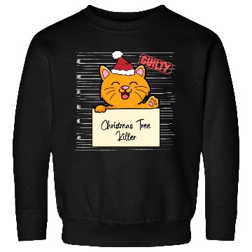 Discover Cat christmas funny prison Sweatshirts