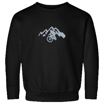 Discover Mountain bike mountains cycling downhill Sweatshirts