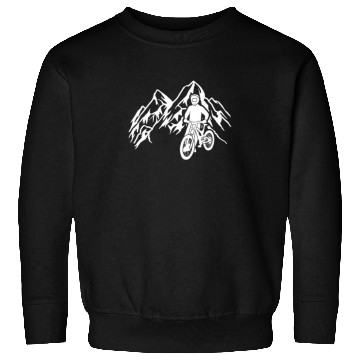 Discover Mountain bike mountains cycling downhill Sweatshirts