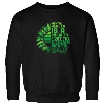Discover Mental Health Sunflower Sweatshirts