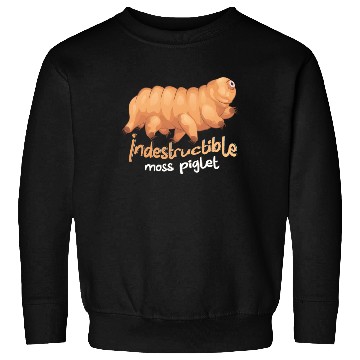 Discover Indestructible Moss Piglet Science Tardigrade Sweatshirts