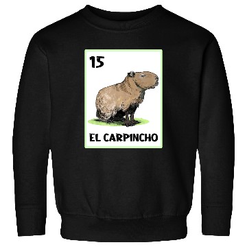 Discover El Carpincho Mexican Capybara Cards Sweatshirts