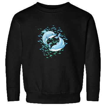 Discover PLAYFUL BLUE DOLPHINS Sweatshirts