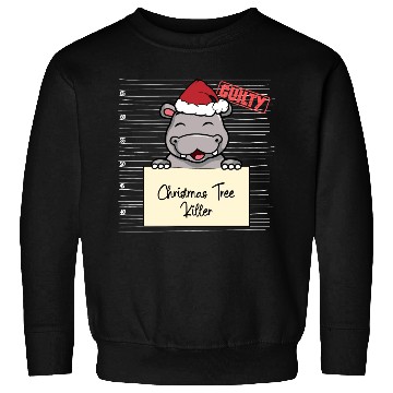 Discover Hippo christmas funny prison Sweatshirts