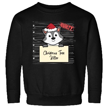 Discover Wolf christmas funny prison Sweatshirts