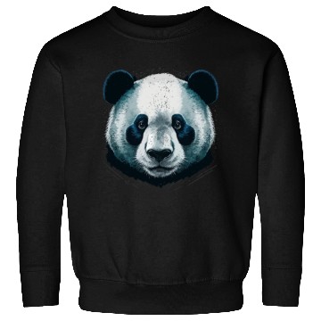 Discover Realistic Panda Head Sweatshirts